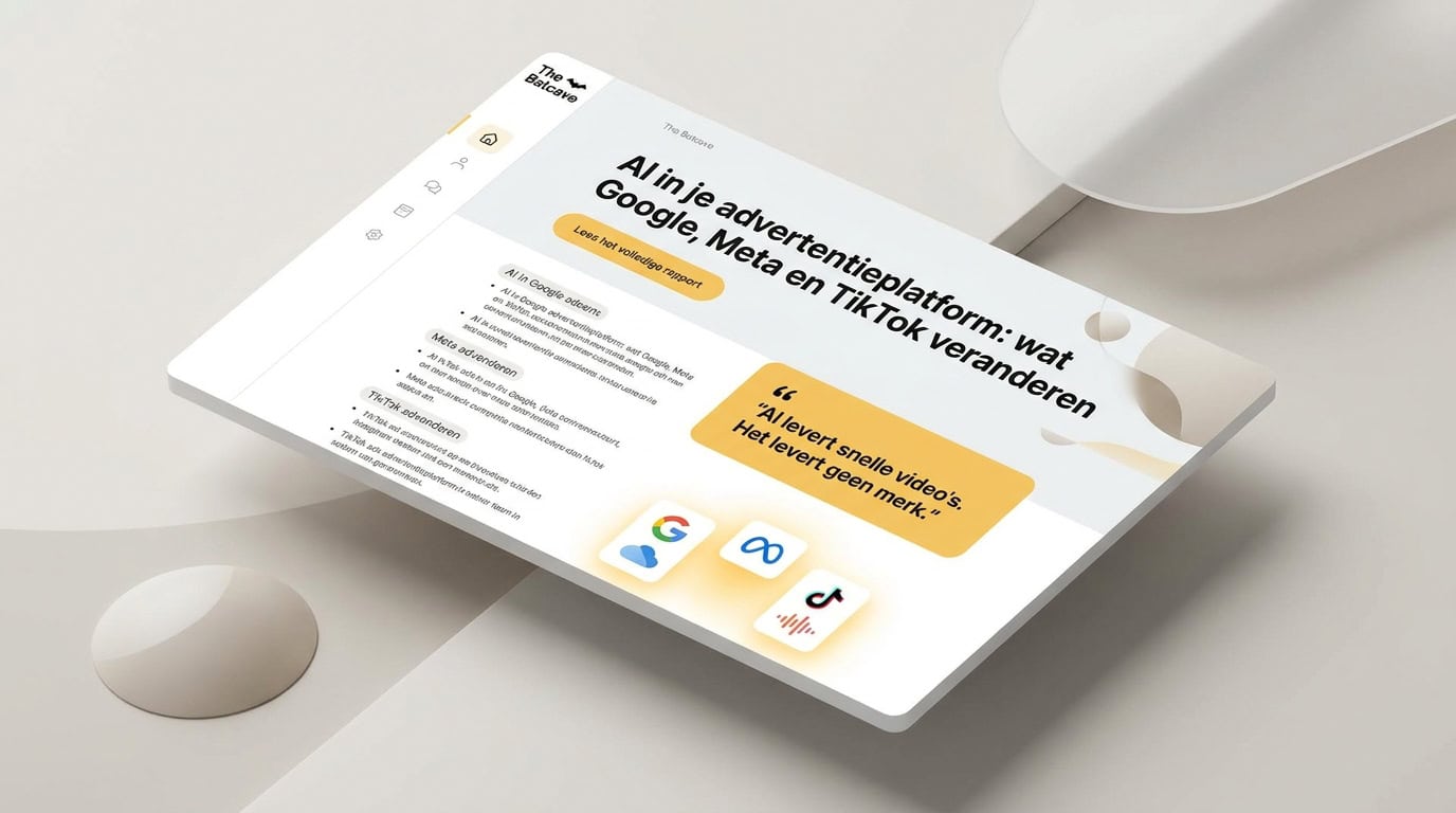 AI advertising en digitale campagnes – The Batcave