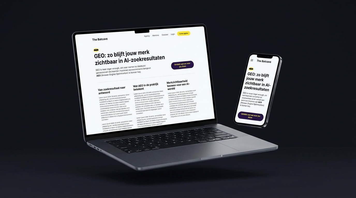 GEO en merkvindbaarheid in AI-zoekmachines – The Batcave