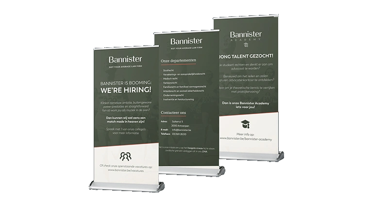 Bannister Advocaten marketing en branding